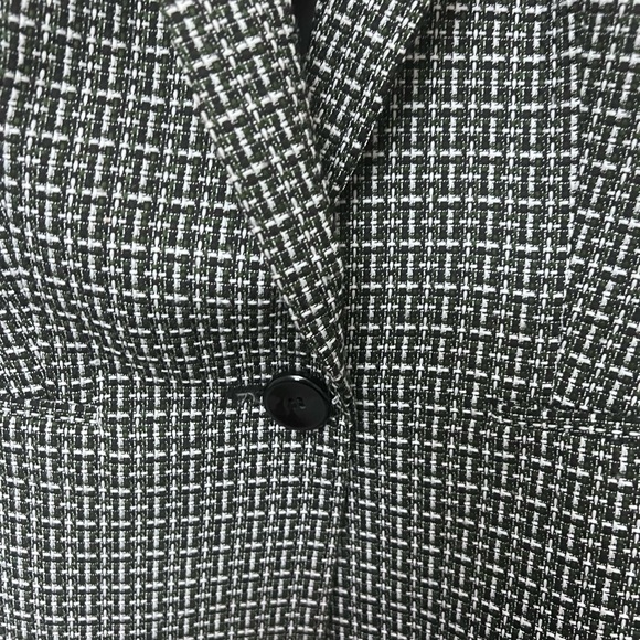 Black label by Evan Picone black, Green and White Women's Blazer,8 - Picture 3 of 6